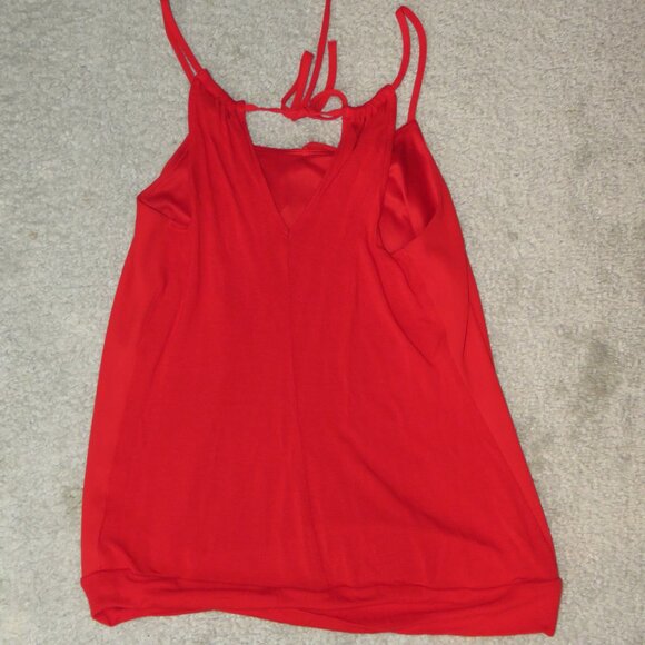 Express Orange Red Sleeveless ID 00400300 Tank Top w/Spaghetti Straps Size XS - Picture 2 of 15